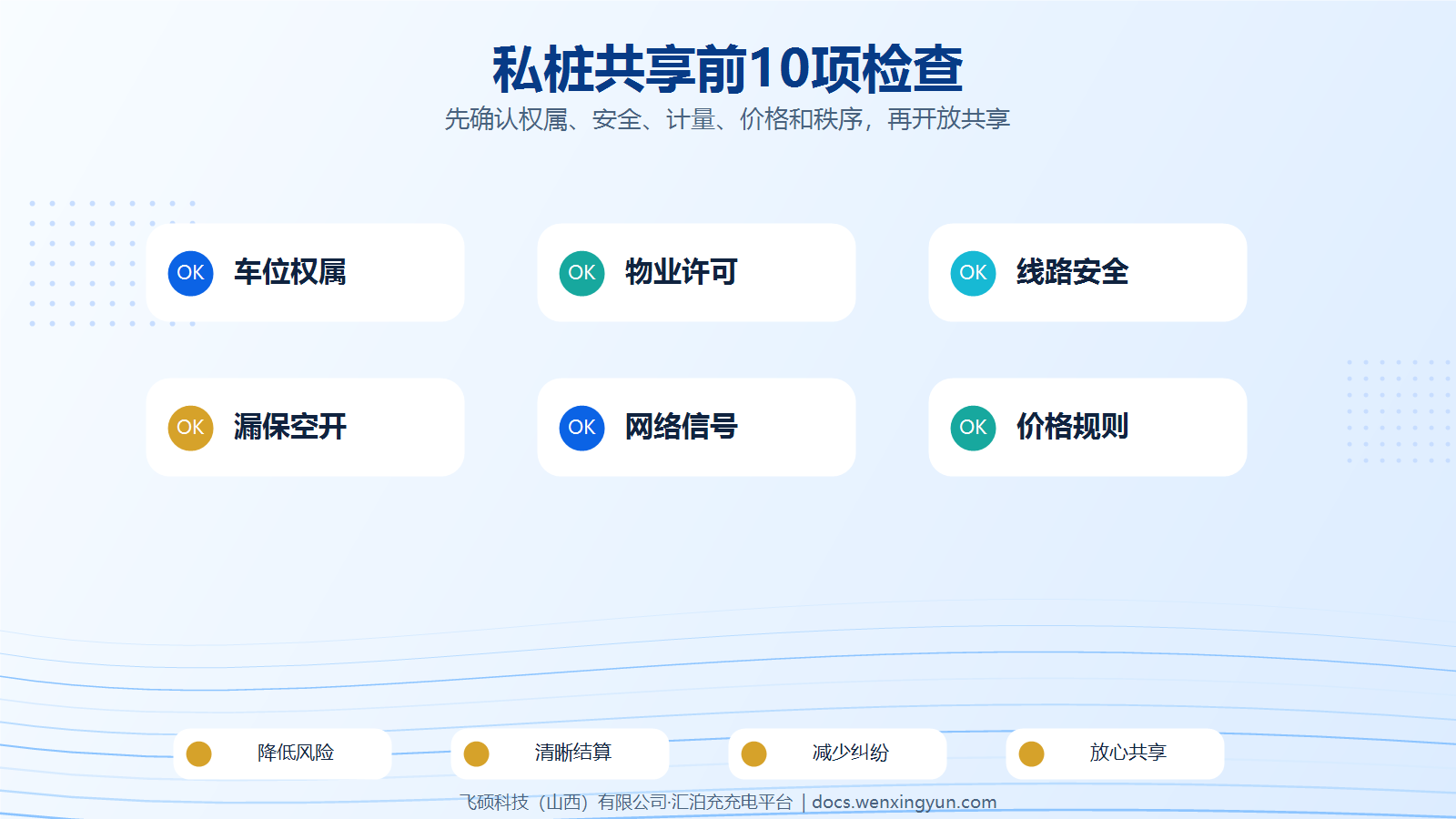 私人充电桩共享前，桩主必须检查哪10个条件？